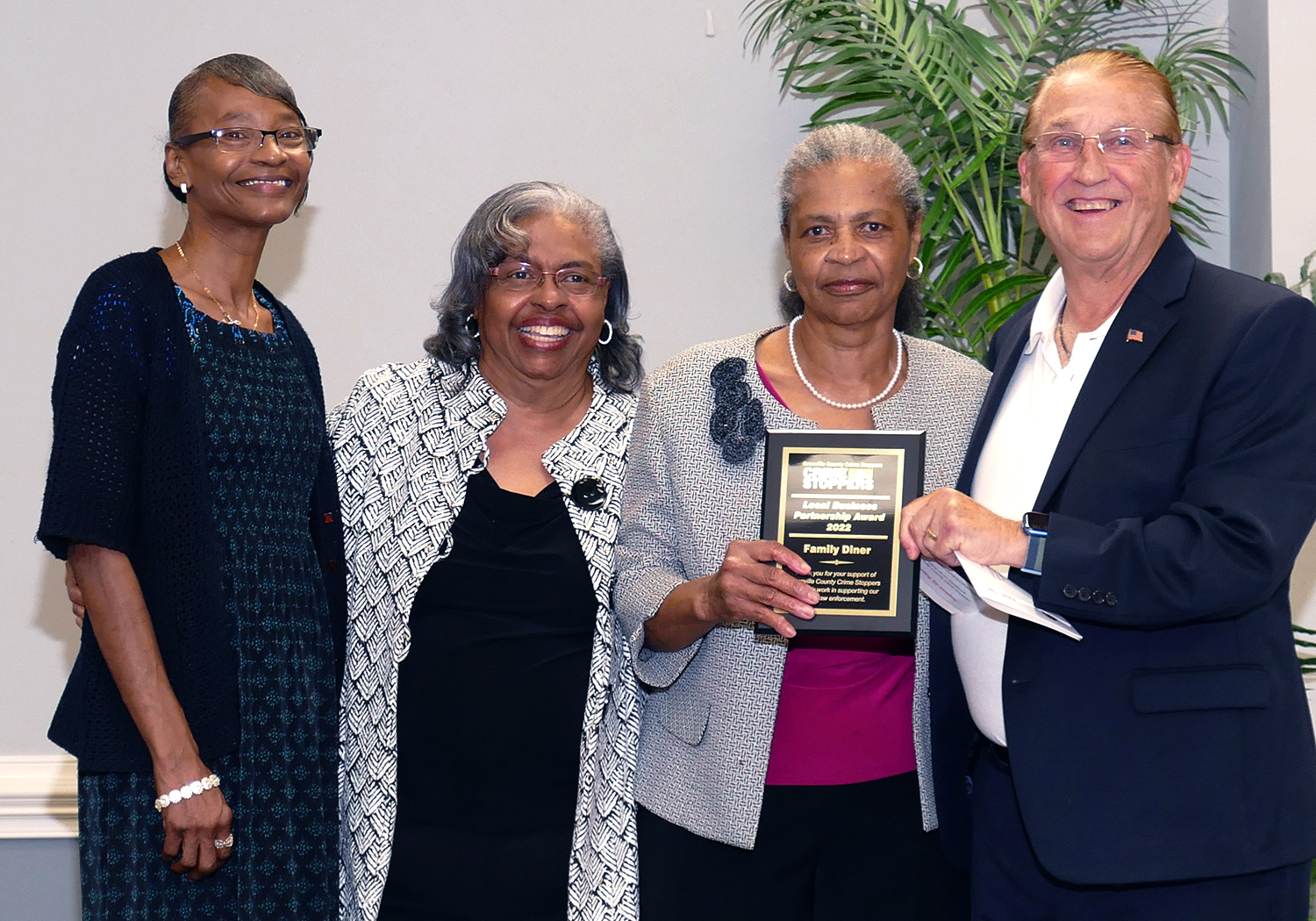 Local Business Partnership Award-Family Diner